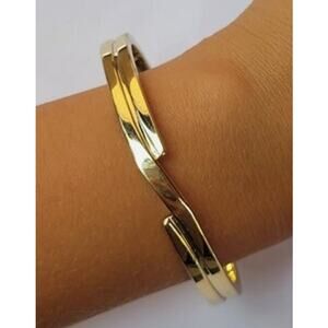Signed Marc Jacobs gold bracelet bangle